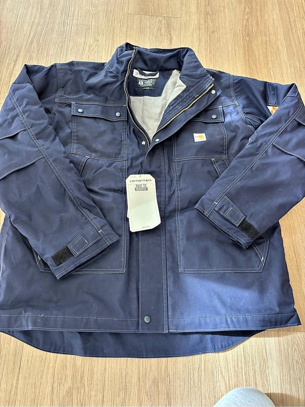 Carhartt FR Quick Duck Coat Blue XL Tall NWT